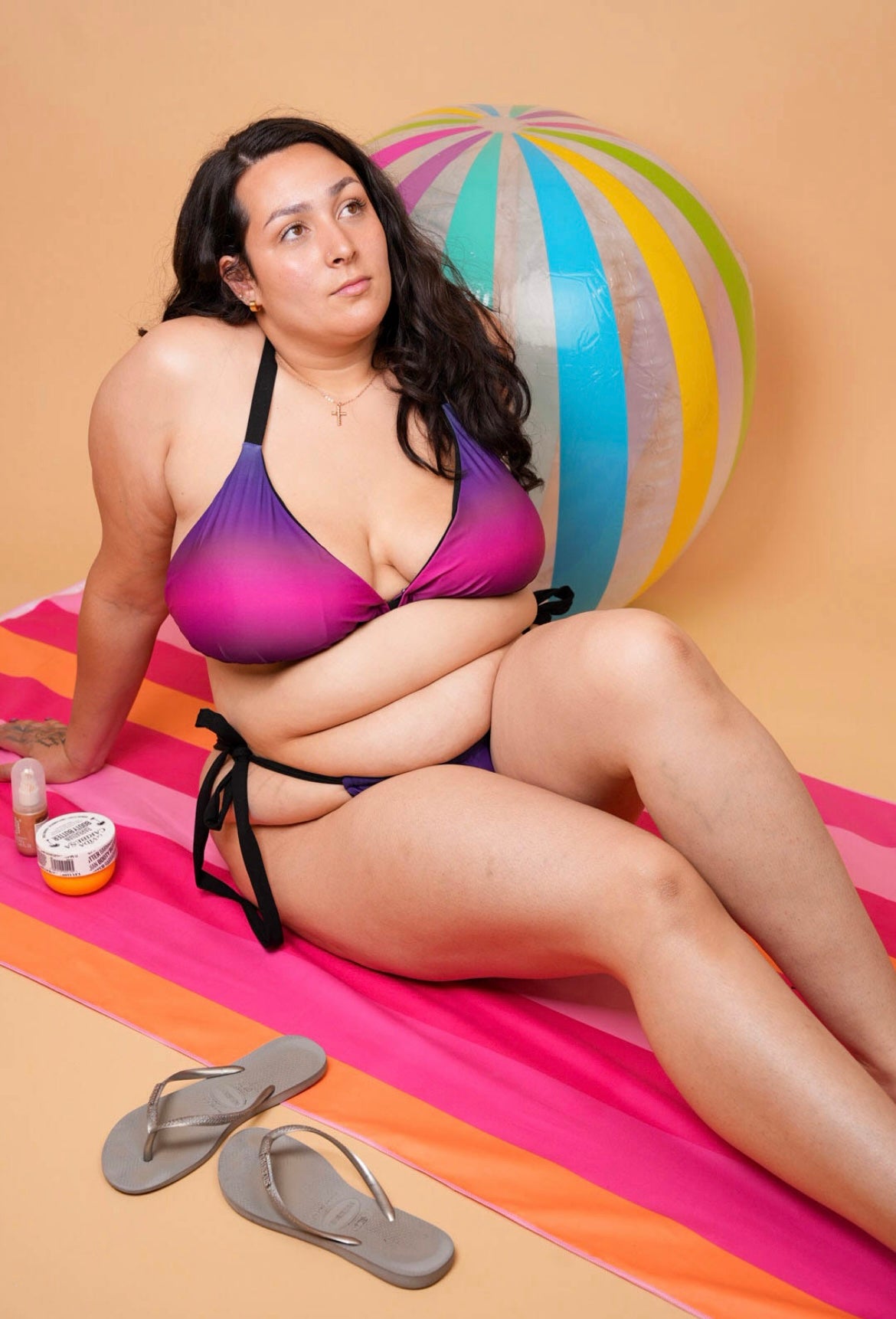 Solar Kiss Triangle Bikini Top